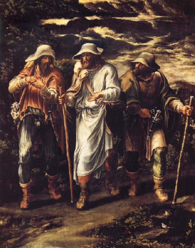 Orsi, Lelio The Walk to Emmaus Norge oil painting art